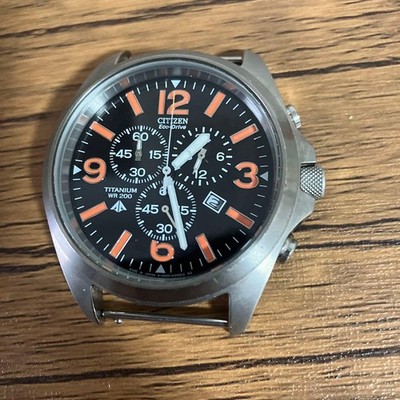 Citizen AT0660 13E Promaster Uhr Titanium Dial Eco Drive NB/NA Timepiece