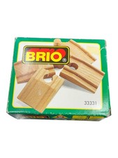 Vintage BRIO 33331 4 Small Wooden Track Ramps Accessories For Railway