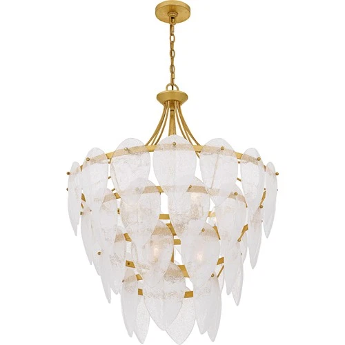 Quoizel QP6766 Lilestone 7 Light 28"W Waterfall Chandelier - Silver - Picture 11 of 12
