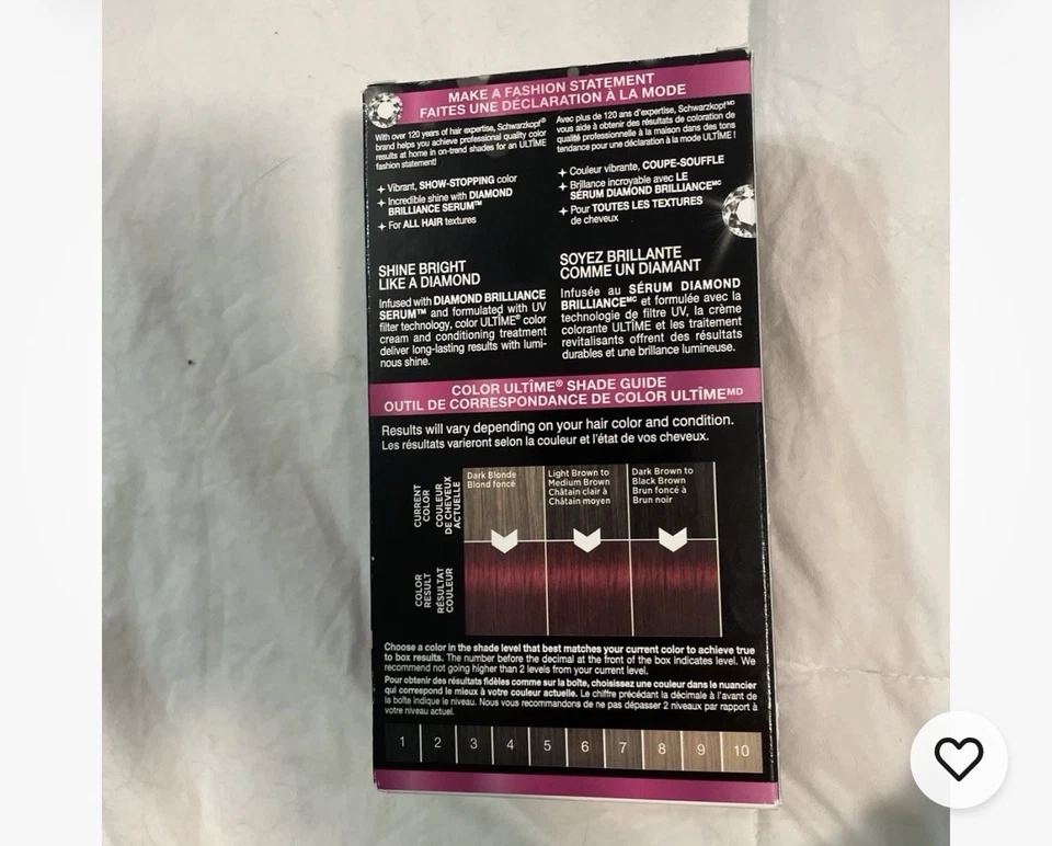 Color de pelo Schwarzkopf Color Ultime, 5,29 rojo vintage, 1 aplicación - permanente Foto 3 de 4