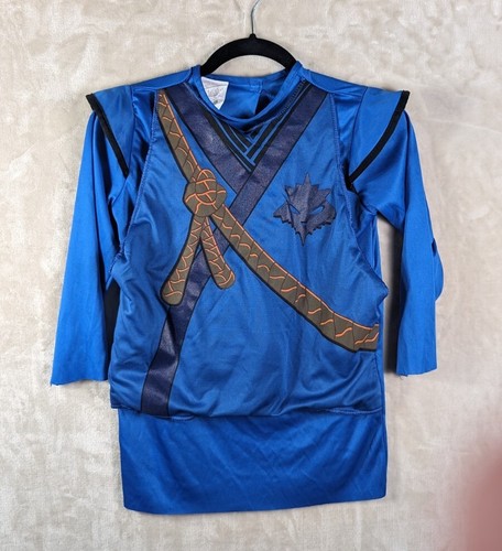 Blue Ninja Halloween Costume Rubies Boys Medium w/ shirt pants & balaclava mask