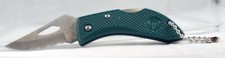 Cuchillo de Bolsillo Hoja Plegable 2 5/8" Nuevo en Caja Llavero 2" SS Hoja Dentada Escarcha