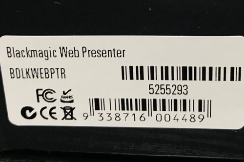 Blackmagic Design Web Presenter Streaming Gerät BDLKWEBPTR Software auf SD-Card - Bild 7 von 9