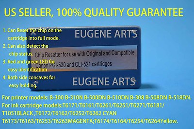 Canon Ink Cartridge Chip Resetter   PGI-520    CLI-521    PGI-520BK 