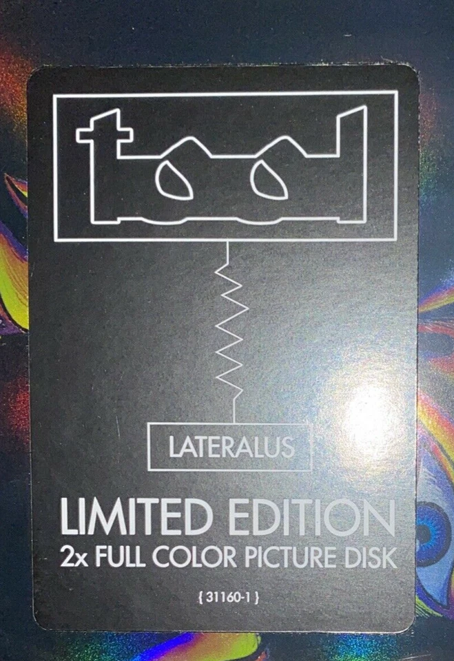 TOOL LATERALUS PICTURE DISK VINYL 2LP 180 GRAM LIMITED EDITION SEALED MINT - Image 3 of 3