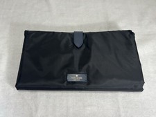 Kate Spade Black Nylon Padded Foldable Changing Pad Travel Tote LNWOT