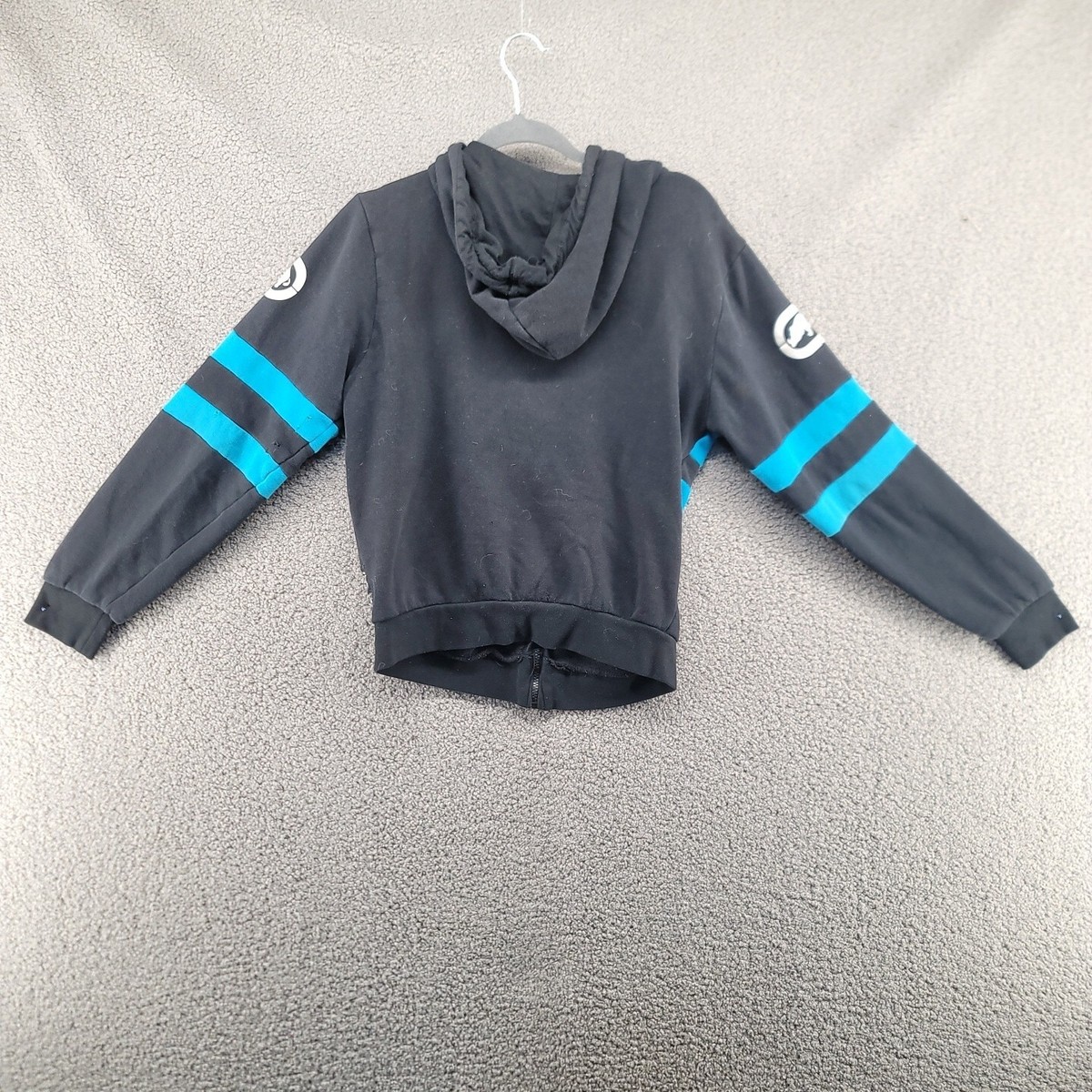 Mens Ecko Unltd Men's Small Black And Blue Embroidered Zip