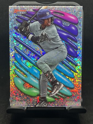 Brando Mayea 2023 Bowmans Best Mini Diamond Refractor Shellacked RC Yankees
