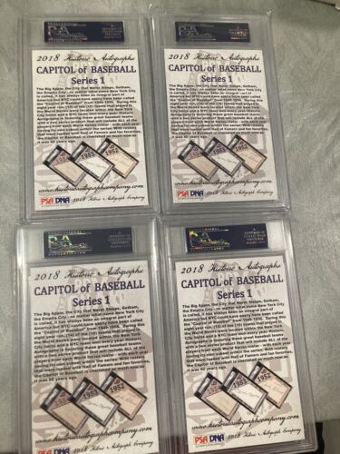 2018 HA Capitol of Baseball Series 1 Lindell, Heinrich, Reynolds & Byrne Yankees - Picture 3 of 3