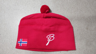 Björn Daehlie rosa Mütze Skimütze Winter Langlauf Biathlon Thermo Norwegen St...