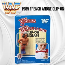 WWF ANDRE THE GIANT Unpunched MOC Wrestling Superstars LJN CLIP WWE Toy Figure