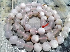 Natural Cherry Blossom Agate, 6mm,  68pce Strand Free postage