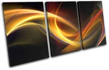 Design Modern Contemporary Gift Abstract TREBLE CANVAS WALL ART Picture Print