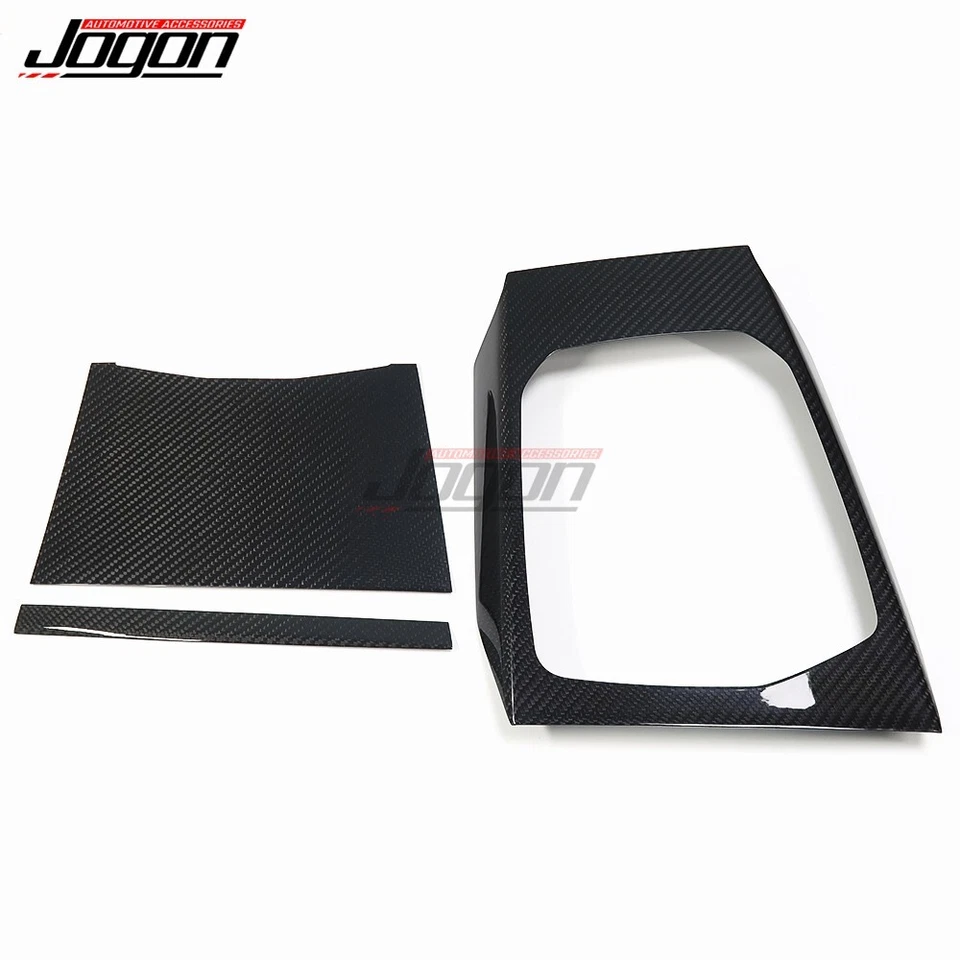 Cubierta interior de tablero de consola de carbono para BMW G20 G22 320i M340i M440i 2020-22 Foto 2 de 4