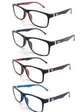 New Rectangular Spring Hinge Power Reading Reader Glasses For Men Women Fashion