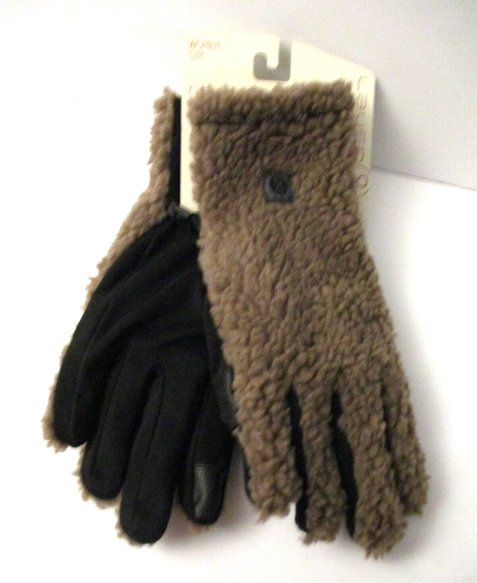 Layer 8 Women s Cold Weather Running Gloves Brown Black Size S M