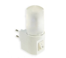 Luce Notturna LED Lampada da Notte 1W Bianca Naturale Interruttore Bambini 50594