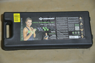 Schildkröt  Fitness Vinyl Hantel Set 6Dumbbell Hanteln f Gymnastik Pilates Zumba
