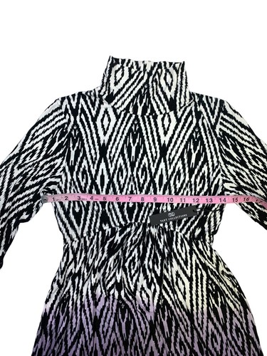 NWT Tart Collection Dress Size S Black Geometric Knee Length Dress Soft Modal - Picture 6 of 12