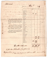 William Whewell Signed 3 Times Cambridge Bill 1863 Autograph Coined "Scientist"