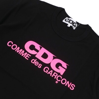 限定 CDG コムデギャルソン ネオン Tシャツ ピンク comme des garcons CDG Pink Neon T shirt L | eBay