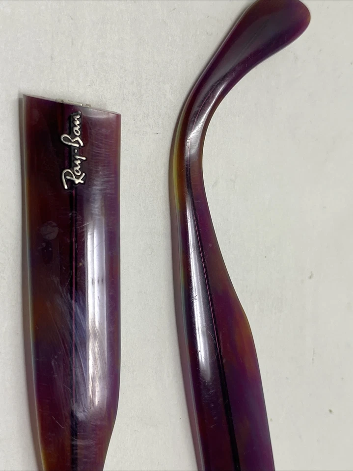 RAY BAN VAGABOND RB 4152 1058/32 PURPLE TEMPLE ARM PARTS ITALY YR29 - Image 4 of 4