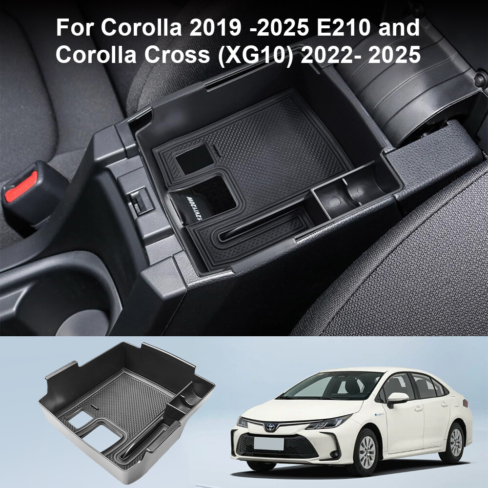 Car Armrest Box For Corolla E210 2019-25 Center Console Storage Tray Accessories