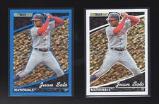 2022 Topps Update #BG-25 Juan Soto Black Gold Blue Parallel SP & Base