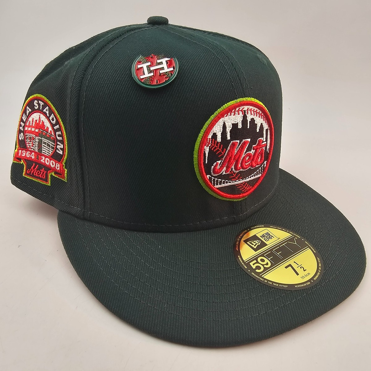 専用⑳ New York Mets Hat Club Watermelon Green Red UV New Era 59Fifty
