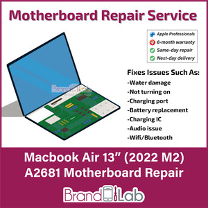 Apple MacBook Air 13" (2022 M2) A2681 Mainboard REPARATUR SERVICE