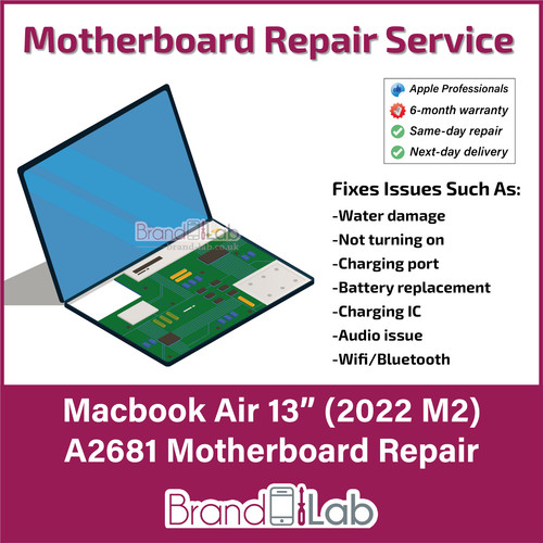 Apple MacBook Air 13" (2022 M2) A2681 Mainboard REPARATUR SERVICE