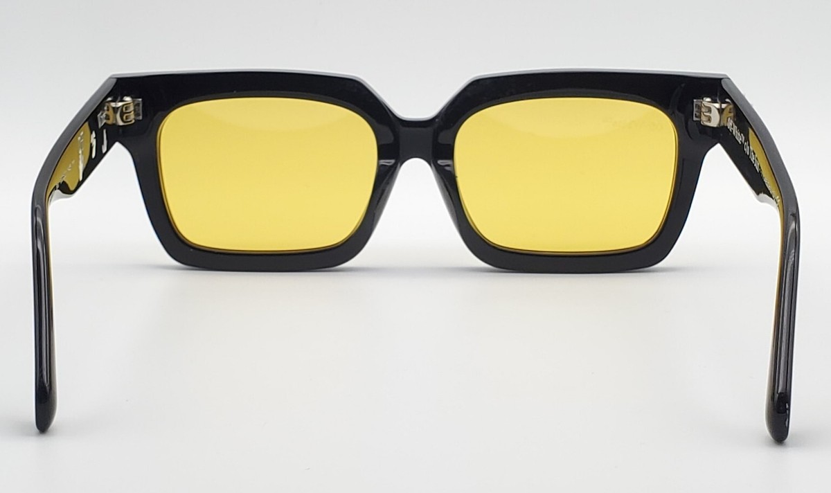 Off-White OW40001U 68J Black Rectangle 50x22 145 Sunglasses | eBay