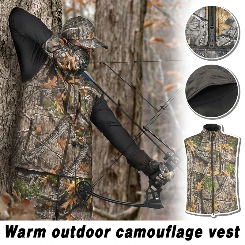 Warm Hunting Vest Zipper Anti-Static Wear-Resistant Windproof Waterproof Vest. - Image 3 of 4
