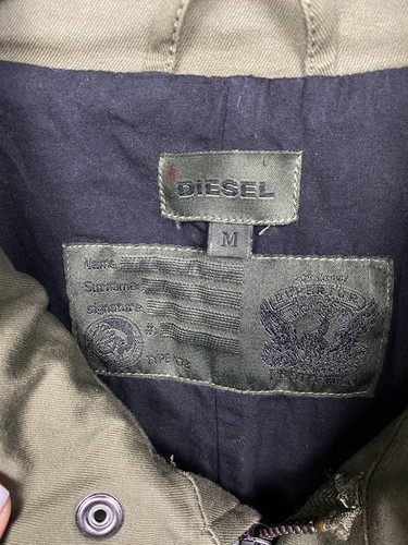 Diesel Vintage Mens Military M65 Jacket Size M - Picture 4 of 6