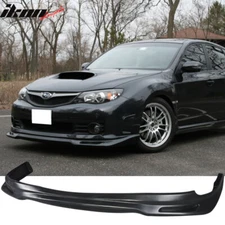 Fits 2008-2010 Subaru Impreza WRX STI GR Front Bumper Lip PU Unpainted Spoiler