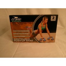 Crane Contoured Push-Up Bars Fitness Equipment for Upper Body Strength