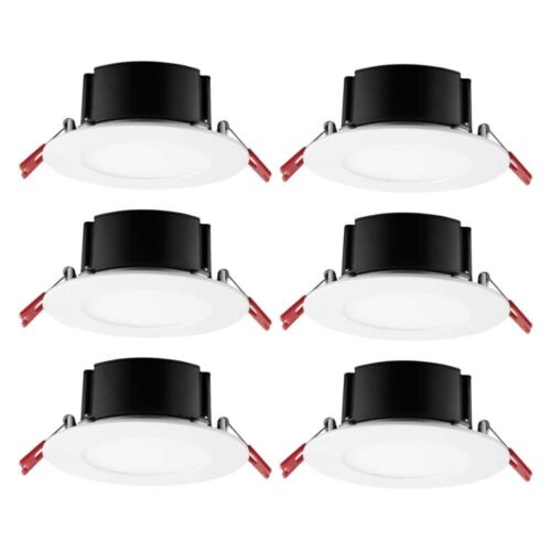 Commercial Electric 4 in. Soft White Canless LED Recessed Light Kit (6 Pack) 796 - Picture 2 of 2