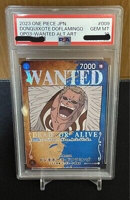 PSA10 Donquixote Doflamingo ST03-009 SP SR One Piece Card PSA10 Donquixote Doflamingo ST03-009 SP SR One Piece Card