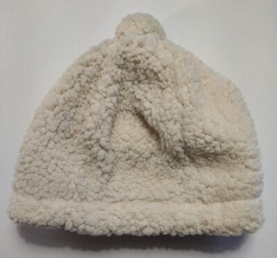 J.J. Cole bundleme Fleece Baby Cap Cream Color