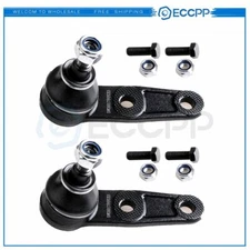 (2) Driver & Passenger Side Front Lower Ball Joint Set For Chevy Aveo Pontiac G3