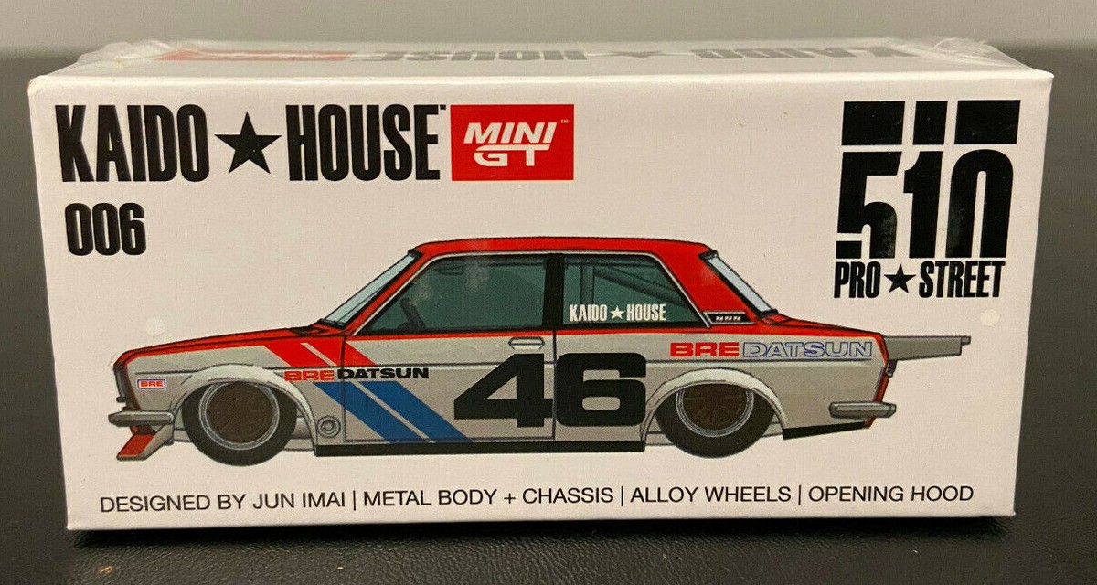 Mini GT Kaido House #46 BRE Datsun 510 Pro Street Version 2