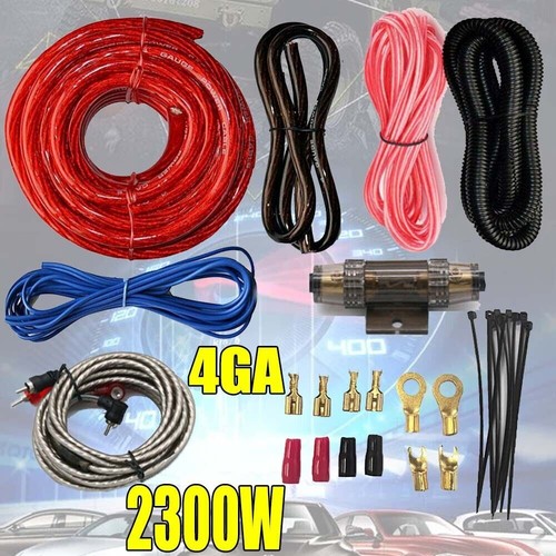 2300W Car Power Amplifier Wiring Kit Audio Subwoofer AMP RCA Power
