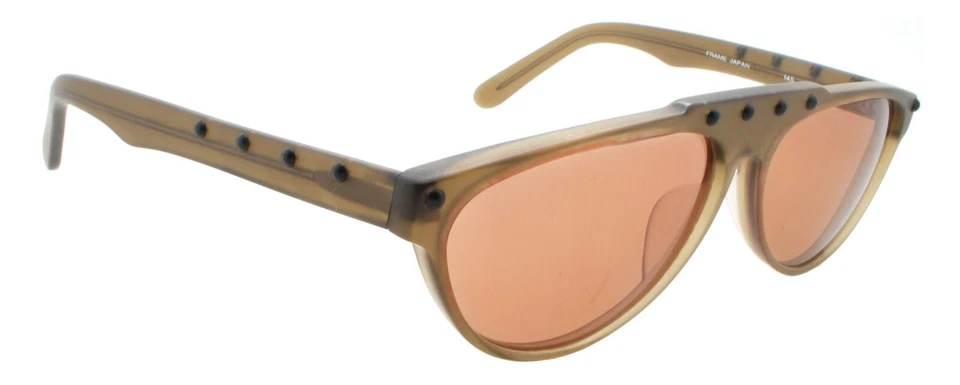 New Authentic Kansai KY69PL MBT HOYA Japan 90s Vintage Brown Plastic Sunglasses - Image 2 of 4