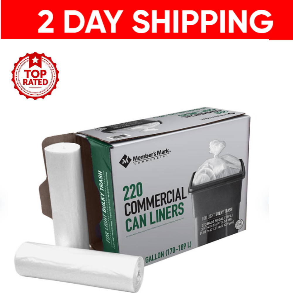 Member's Mark 4550 Gallon Commercial Trash Bags (220 ct.)