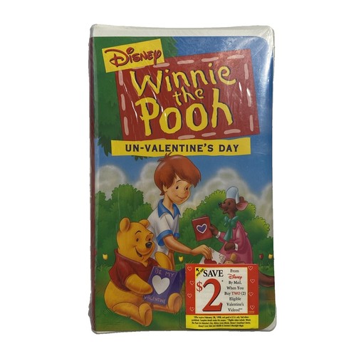 Disney Winnie The Pooh Working Together VHS Learning-TESTED-RARE