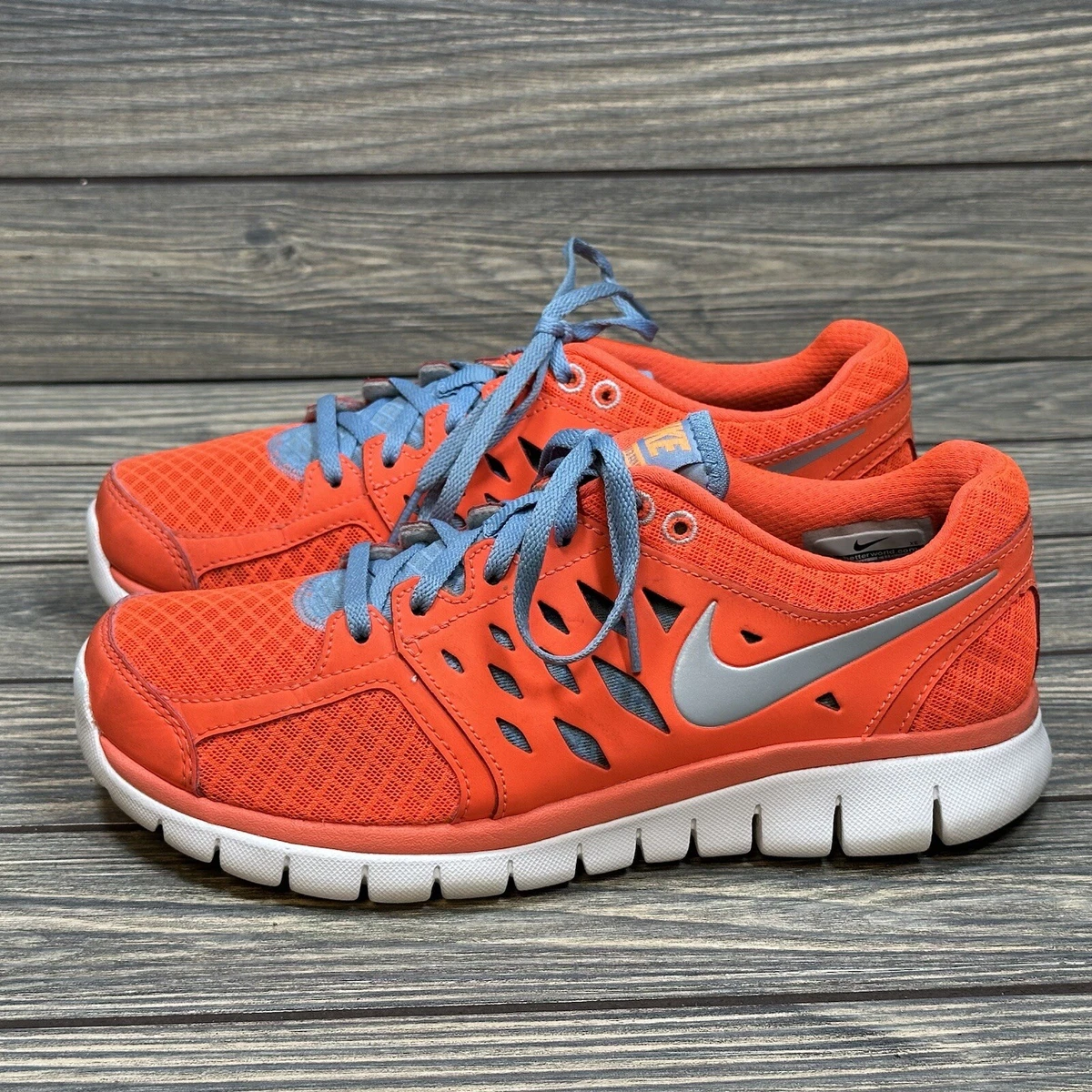 Nike 2013 Running Shoes - Women's Size 7.5 - Orange Blue - 580440-800 |