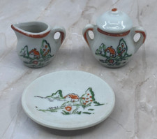 Vintage 1950s Miniature Porcelain Tea Set Grantcrest Japan 4 Replacement Pieces