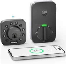 *NEW* ULTRALOQ U-Bolt WiFi Smart Lock with Door Sensor,