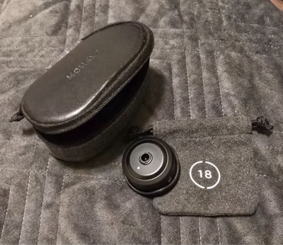 Moment Superfish Black 18mm Focal Wide Angle Camera Lens for Smartphone Cameras