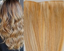 20  Flat Weft Hair Weave, Sew In,75 grams,100 Human Hair Extensions 8/22